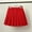 Red, variant on Esaierr Girls Short Skirt Summer High Waisted Pleated Skirt School Movement Skirt