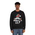 thumbnail image 4 of Counselor Elf Christmas Unisex Sweatshirt, S-2XL Holidays Xmas Elves, 4 of 9
