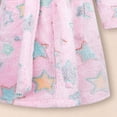 thumbnail image 7 of TOWED22 Kids Hooded Bathrobe Girls Soft Plush Hooded Flannel Pajamas Sleepwear Boys Spa Robe, 7 of 7
