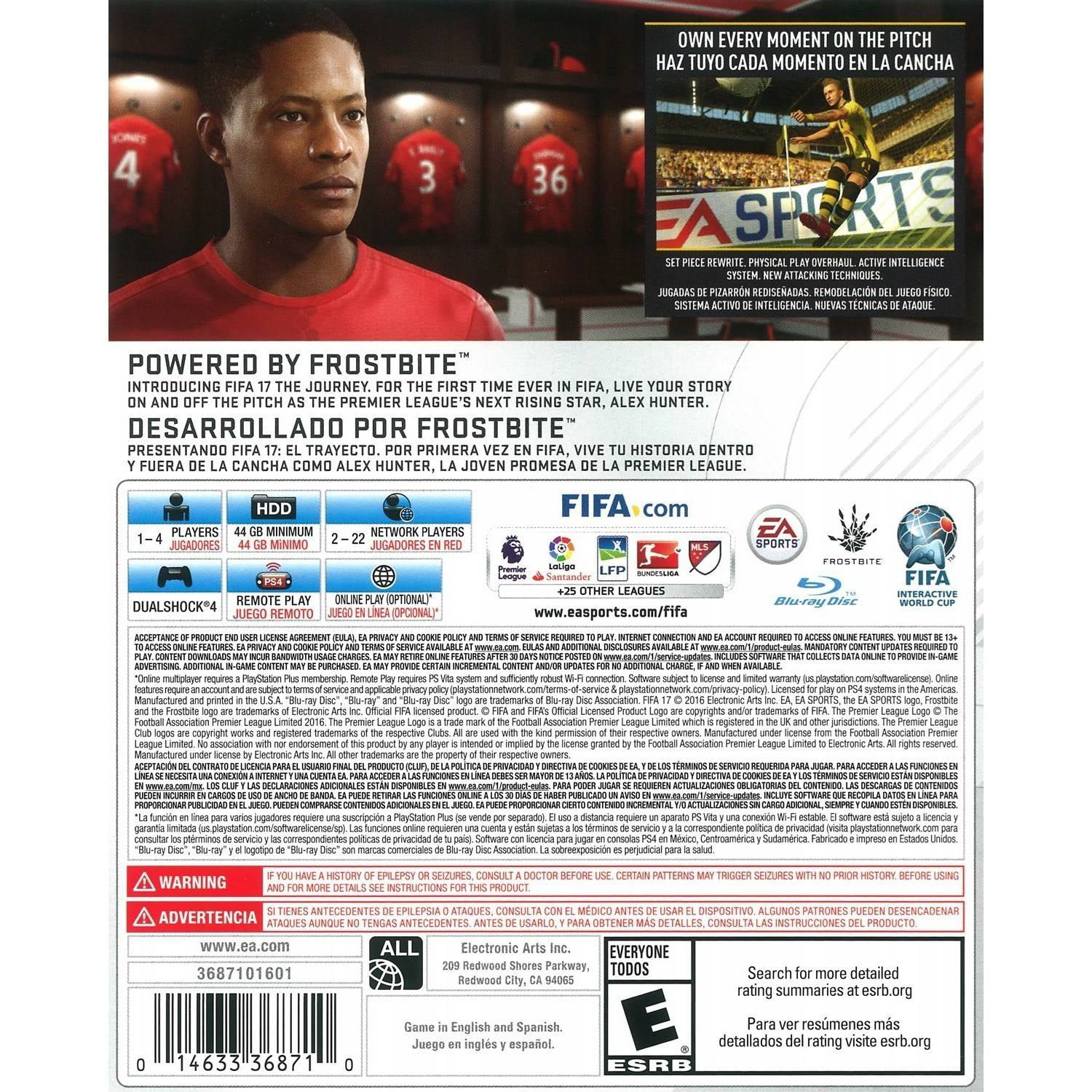 easily equator Pitfalls Electronic Arts FIFA 17 - Pre-Owned (PS4) - Walmart.com