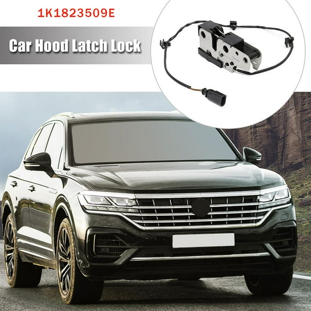 Baohd Bonnet Capot Ferme Robuste Attrape-Capot Verrouillage Matériaux Durables 1K1823509E 1Ensemble