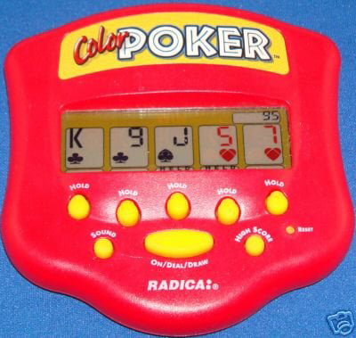 radica handheld poker games