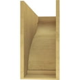 thumbnail image 4 of 11"W x 33"D x 22"H Classic Helena Rough Cedar Woodgrain TimberThane Corbel, Primed Tan, 4 of 6