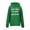 Green, variant on Women's Hoodies & Sweatshirts Letter Patch Embroidery Sport Loose Sweatshirt Hoodie for Street Hop Fashion Enhancement