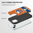 thumbnail image 2 of Apple iPhone 15 - NHL Licensed New York Islanders Team Logo on Jersey Textured Dual Layer Case, 2 of 5