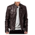 thumbnail image 1 of Chaqueta de piel sintética KAZI con cuello alto estilo traje de negocios, 1 of 3