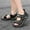 Black, variant on DuoJiaJ Boys Sandals For Everyday Wear Outdoor Adventures And Leisure Activities With Fixed Design For Summer Comfort Boys Sandals Size 1.5