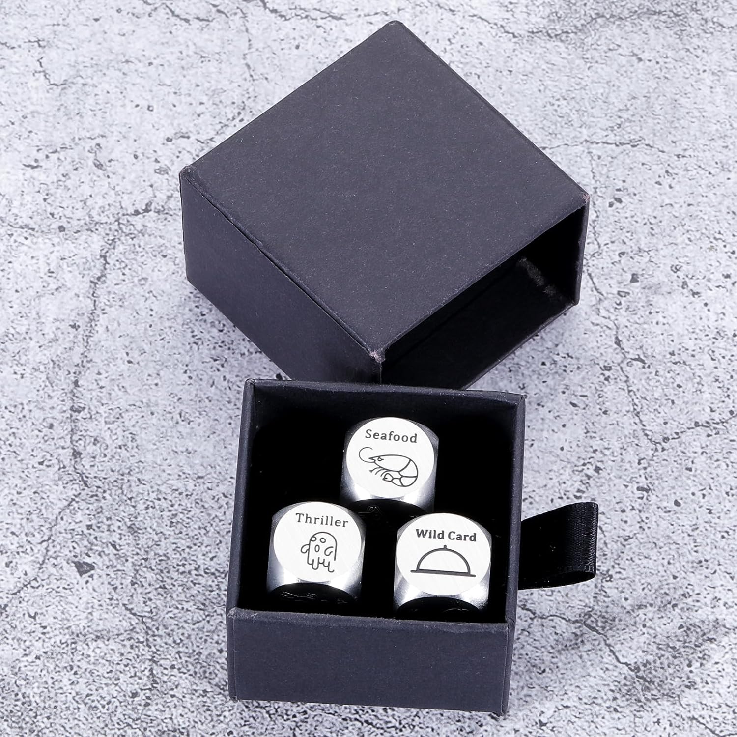 Couple Date Night Gifts for Anniversary Movie Decider Dice Ideas for Girlfriend Boyfriend Valentines Day Gifts Women Men Christmas Birthday Gifts Wife Husband 11th Anniversary Wedding Gift for Her Him