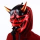 thumbnail image 4 of Máscara tradicional japonesa de ONI Devil para Halloween, disfraz de demonio, máscara de látex para cosplay, accesorios para disfraz, 4 of 5