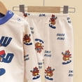 thumbnail image 5 of TOWED22 Boys Cotton Pajamas Long Sleeve Toddler Boys Pjs Kids Sleepwear Sets 6-12 Months 12-24 Months 2t 3t 4t 5t 6t 7t 8t 9t Children,Blue,7-8 Y, 5 of 5