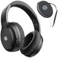 thumbnail image 1 of Falebare Auriculares Bluetooth sobre la oreja 120H tiempo de reproducción, 4 modos EQ, auriculares inalámbricos con micrófono, estéreo de alta fidelidad, carga rápida tipo C, auriculares con estuche p, 1 of 5