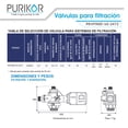 thumbnail image 3 of Válvula de Control Automático Purikor PKVF90D-10-2472 para Sistemas de Filtración, 3 of 3