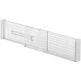 thumbnail image 3 of iDesign Linus BPA-Free Plastic Set of 2 Adjustable Drawer Cabinet Organizer, Clear, 3 of 8