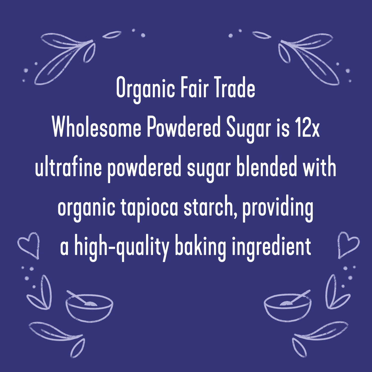 Wholesome Sweeteners Organic Powdered Sugar, 16 Ounce, 4-Pack