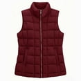 thumbnail image 4 of Edvintorg Women's Winter Waistcoat Sleeveless Zip up Puffer Jacket Lightweight Padded Vest with Pockets Fall Outerwear, 4 of 6