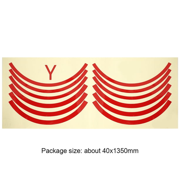 Ciclismo Adhesivo reflectante protector de bujes de rueda para scooter M365 Pro 1s (rojo) Likrtyny Para estrenar