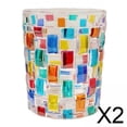 thumbnail image 1 of taza de cristal,Vasos de vidrio Vasos para beber Vaso de agua Pintura colorida,Taza de té de vidrio con leche pintada a mano y colorida,Tazas de café Tazas de té de vidrio Cristalería Lujo, 1 of 6