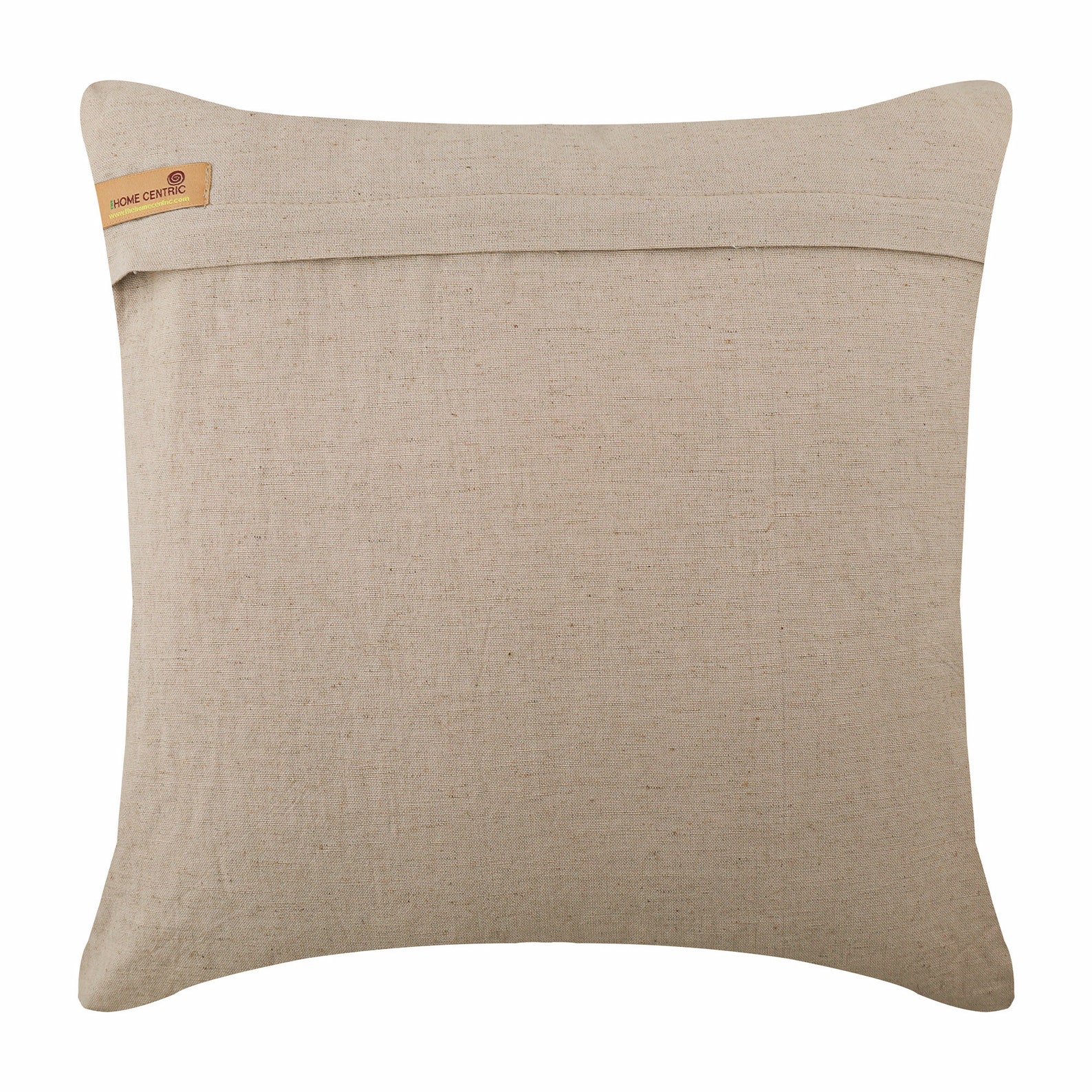 The HomeCentric Pillow Cover Mocha Pillow Covers Pack of 2 16x16 inch (40x40 cm) Linen Decorative Pillow Case&nbsp;Cover Sea Creatures Sea Weeds Coral Beaded Beach Style Throw Pillows - Blooming Maze