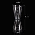 thumbnail image 1 of 10 20ml 20 40ml Cocktail Shaker Measuring Cup Scale Cup Bar Tool Transparent, 1 of 9