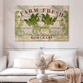thumbnail image 2 of Elephant Stock Fresh Kohlrabi Wall Art - Horizontal Canvas Wall Art - Dining Room Wall Decor - Inspirational And Typography Canvas - Beige And Gray Decor - 51" x 34", 2 of 4