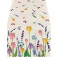 thumbnail image 1 of Spring Table Runner Party Favor Lino decorativo portátil Seasonal Spring Arpillera Table Runners para Aniversario Celebración Comedor 1 piezas un Sunnimix Corredor de escritorio, 1 of 6