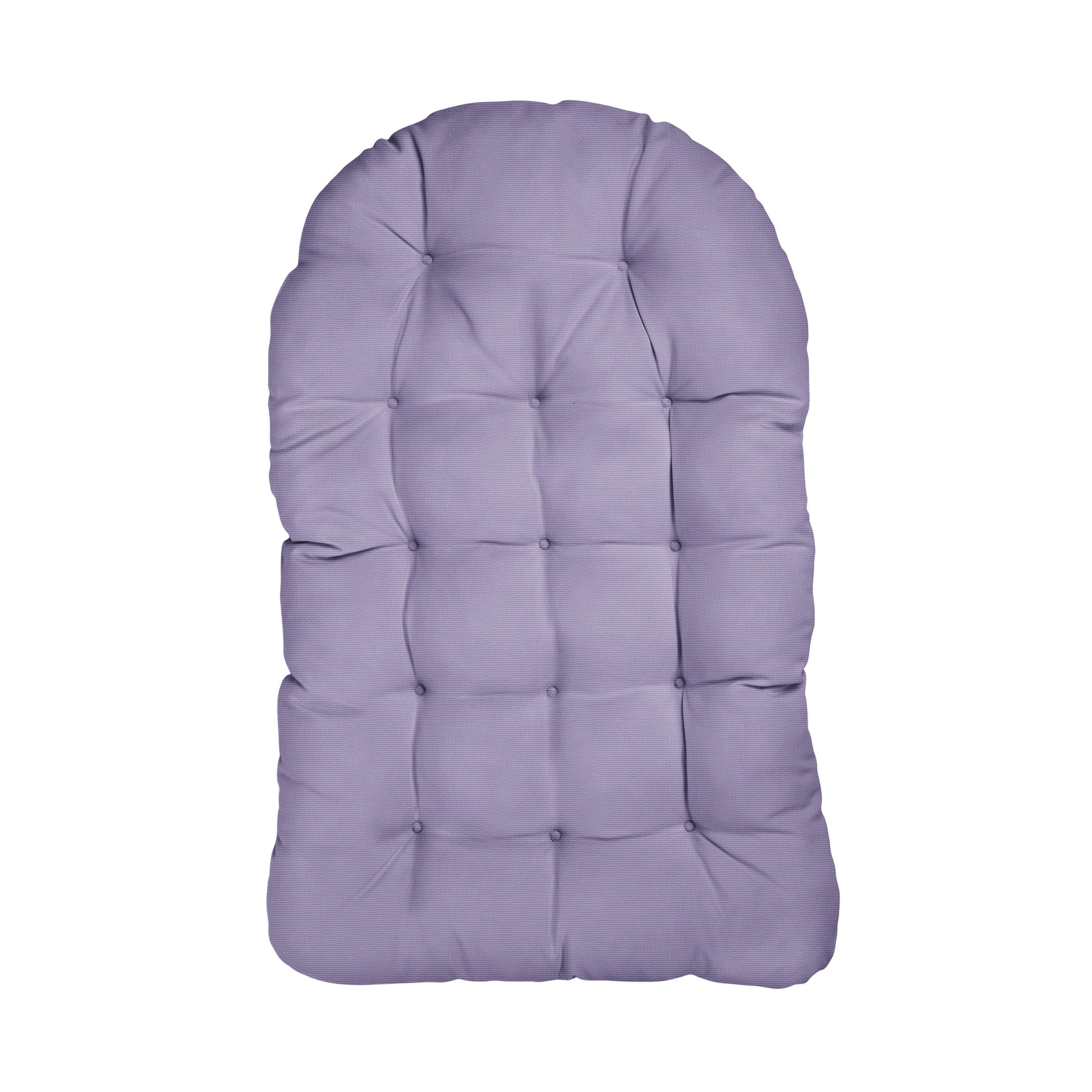 Sorra Home Indoor Lavender Egg Chair Cushion 44 in x 27 in x 4 in