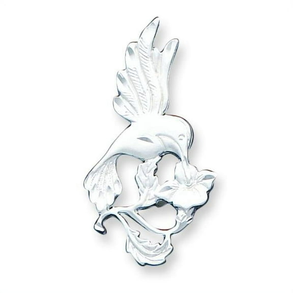 Sterling Silver Hummingbird Charm Pendant FindingKing