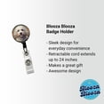 thumbnail image 2 of Coton De Tulear Dog Art Nouveau Retractable Reel ID Badge Key Card Name Tag Holder with Clip, 2 of 7