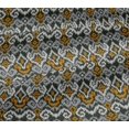 thumbnail image 5 of oneOone Viscose Jersey Fabric Diamond & Swirl Ikat Printed Craft Fabric BTY 60 Inch Wide, 5 of 5