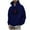T-shirt - Navy, variante sur Chandail en Molleton Unisexe à Manches Longues avec Cordon de Serrage, Chandails en Molleton à Capuche Imprimés Mode avec Poche Kangourou Tenues Tendance Automne Hiver