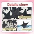 thumbnail image 3 of J.CARP 24PCS Star Iron on Patches Star Decoration Star Embroidered Patches for DIY Crafts Backpacks Bags Hats Coats Clothes Decoration - Black, 3 of 6