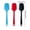 A 1PCS & B 1PCS & C 1PCS, variant on 1/3PCS HeatResistant Silicone Spoon Spatula, Doosu 600°F High Temp Flexible Cooking Spoons Kitchen Rubber Spoonula Scratch-Proof for Mixing Stirring Scraping Serving Non-Stick Cookware