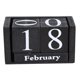 thumbnail image 4 of Calendario de madera de escritorio Vintage Fecha perpetua Calendarios de escritorio Bloques Concepto de tiempo Cubos de madera rústicos Calendario Mes Fecha Visualización Casa Granja Oficina Decoració, 4 of 5