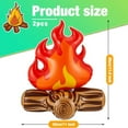 thumbnail image 3 of ​​LYINGF PVC Inflatable Flame Decoration Prop - Realistic Bonfire Camping Scene Setter for Courtyard Displays, Fire Pile Effect for Themed Parties and Outdoor Events​​, 3 of 9