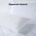 thumbnail image 5 of Videri Home Flannel Sherpa Comforter Set All Season Hollow Fiber Fill (White, King), 5 of 7