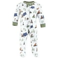 thumbnail image 3 of Touched by Nature Unisex Baby Organic Cotton Sleep and Play, Camping Animals, 0-3 Months, 3 of 5