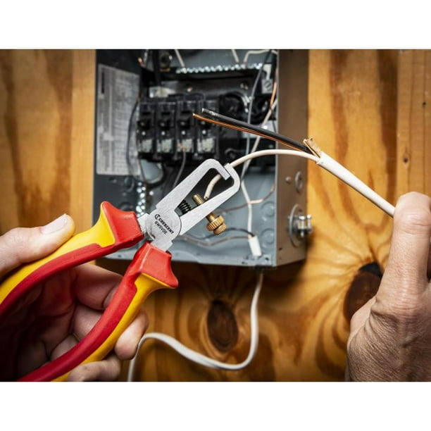 Crescent 6WSVDE 6 VDE Insulated Wire Stripper Pliers