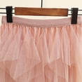 thumbnail image 3 of HBGVBA Women's Maxi Skirts,Mesh Pleated Skirts,High Waist Slim Fitted A Line Irregular Mesh Midi Skirts, 3 of 3