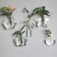 thumbnail image 3 of Wall Hanging Hydroponic Glass Vase Transparent Fish Tank Green Flower Pot Creative Home Wall Hanging Decorations, 3 of 7