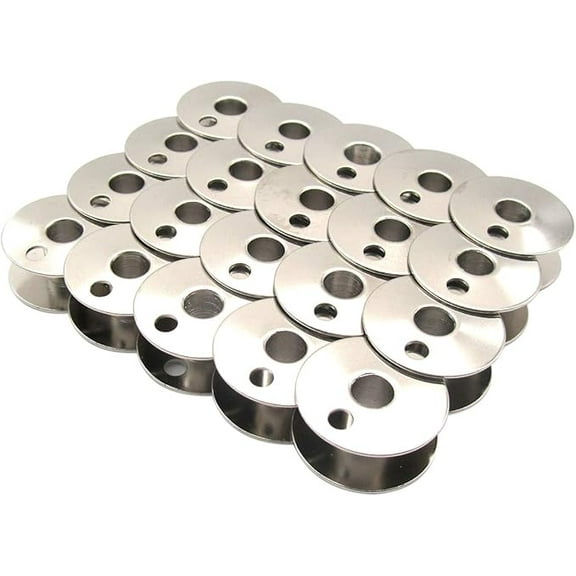 Teamwork - #203470 Steel BOBBINS Compatible with CONSEW 225 226RB 227 Singer 111W 212W JUKI LU-562   (20 PCS)