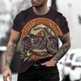 thumbnail image 1 of Camiseta con estampado de motocicleta 3D para hombre, camisa clásica Vintage de manga corta para hombre, camisas de motorista de paseo callejero, Tops de gran tamaño, 1 of 4