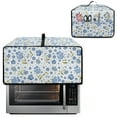 thumbnail image 2 of Renewold Toaster Oven Protector Easy Clean Microwave Oven Air Fryer Cover Dust Protection Polyester Kitchen Countertop Appliance Protector, 18.5 x 14.5 x 9 Inches, Forget-me-not, 2 of 7