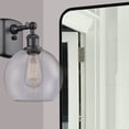 thumbnail image 3 of Innovations Lighting  Athens 1 Light 8" Sconce Seedy/Matte Black, 3 of 3