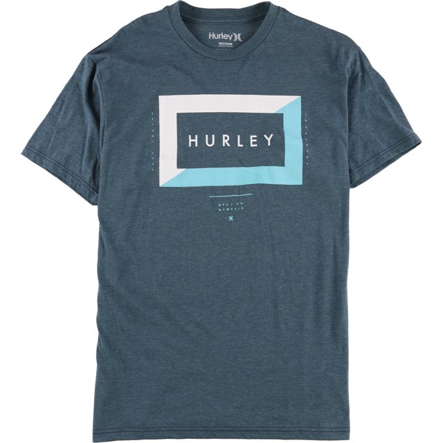 Hurley Vibe Premium Graphic playera para hombre, azul, extragrande Hurley Camiseta gráfica