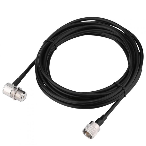Conectores UHF PL259 de 5M para cable de montaje de antena móvil de radio de coche