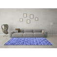 thumbnail image 3 of Ahgly Company Indoor Rectangle Abstract Blue Modern Area Rugs, 2' x 3', 3 of 4
