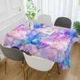 thumbnail image 2 of Yayeee Tablecloths 60" x 120" Rectangle Wrinkle Resistant Party Table Cover, Pastel Pink Marble Pattern, 2 of 8