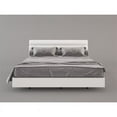thumbnail image 4 of Mod-Arte Lyon Modern Wood and Faux Leather Upholstered Queen Bed in Glossy White, 4 of 6