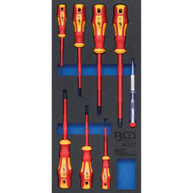 Juego de desarmadoRES AISLADO VDE BGS 4037 8 PIEZAS