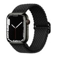 thumbnail image 1 of Adecuado para Apple Apple iwatch Correa de reloj plana para hebilla deslizante tejida de nailon arcoíris Correa elástica universal, 1 of 5